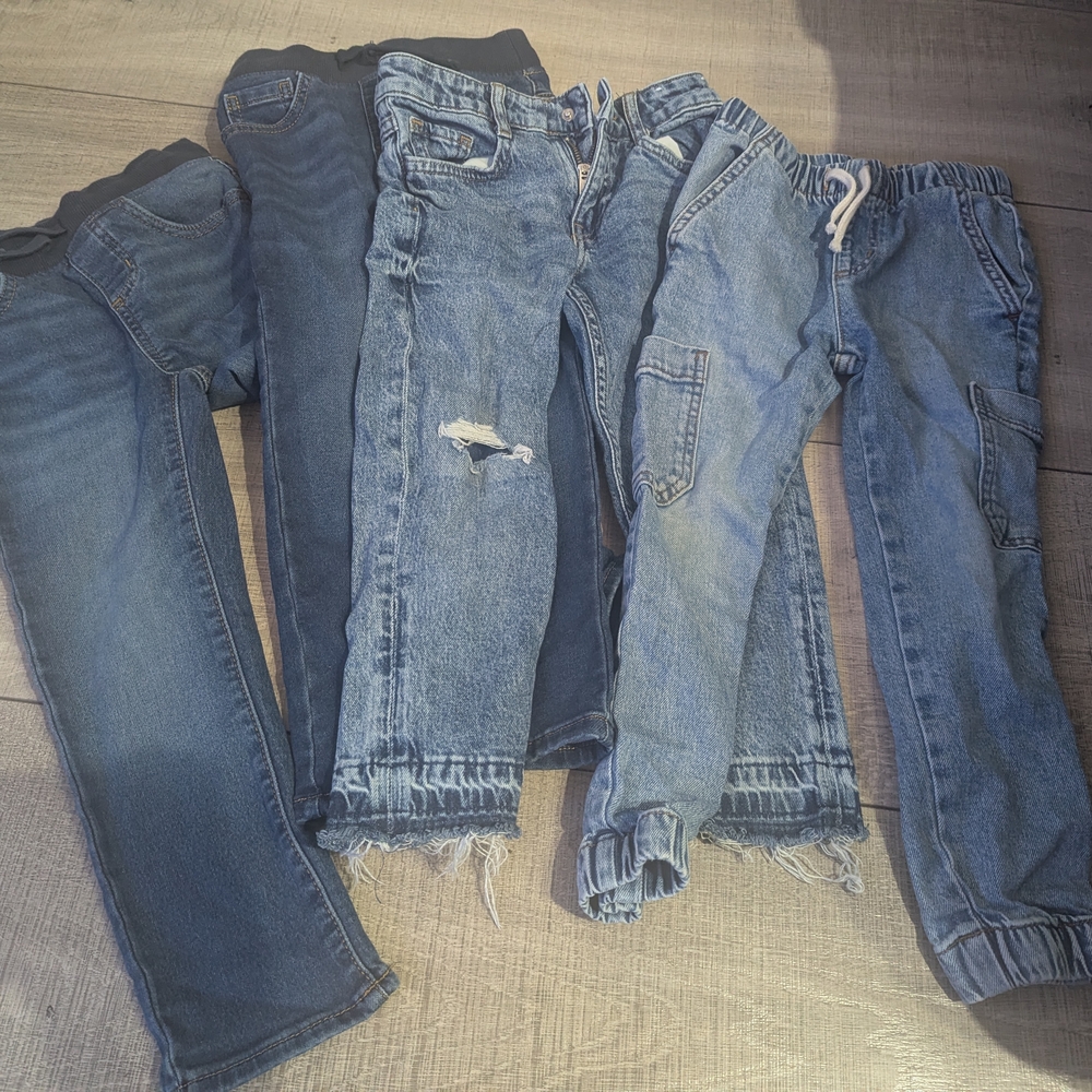 wonder nation Kids Denim Jeans Bundle in Various Blue Washes